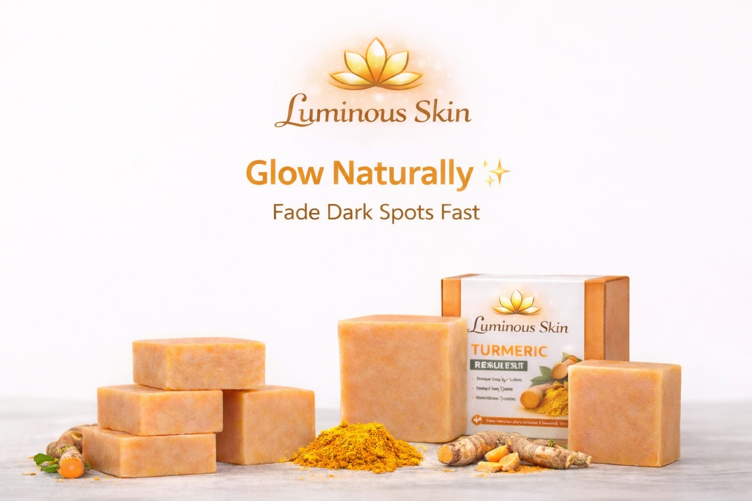 Turmeric Brightening Soap – Fade Dark Spots & Reveal Glowing Skin