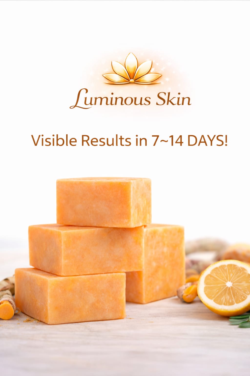 Turmeric Brightening Soap – Fade Dark Spots & Reveal Glowing Skin